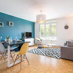 Appartement 19sisley - Calme & Cosy - 3ch 8p Metro Parking X2, Lyon